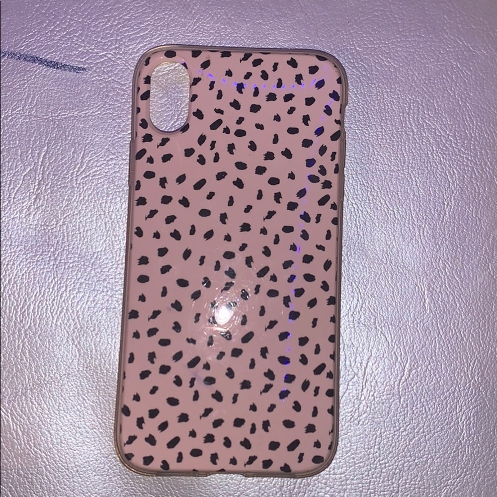 Cheetah print iPhone xr phone case